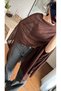 Thin Knitted Cape Blush - 3