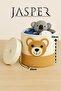 Jute Rope Beige Bear Figured Children's Room Set Concept Basket Organizer Ornament, Toy, Laundry Organizer - 3