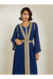 Women Chiffon Jalabiya with Lace Trims - 2