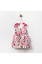 Pink Fairy Bow Tie-Up Girls' Dress