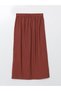 Timeless Clothing & Timeless Choices Linen Look Skirt with Drawstring Waist - 7