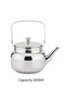 Stainless Steel Tea Kettle 500ml Mini Teapot Silver BB4132 - 3