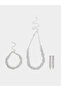 Silver Diamante Necklace and Bracelet with Earrings