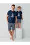 Mother daughter & father son t-shirt shorts - products are sold separately, they should be added to the cart separately for the combination - 100% cotton