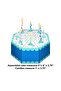 Party Patterns 3D Centerpiece 8ct - 2