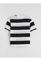Crew Neck Striped Men's T-Shirt - 6