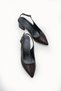 Nova Sola Women's Pointed Toe Open Back Heeled Shoes 0012420 Brown Rustic - 4
