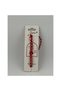 Bracelet white red braided - 3