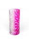 Hand-Cut Pink Glass Presentation and Coffee Side Glass (1 Piece) - 2