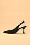 Women's Thin Heeled Special Stone Patterned Evening Dress Shoes Heeled Shoes - 5