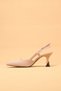 Women's Thin Heeled Satin Evening Dress Shoes High Heels - 5