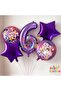 K-Pop Themed 6Th Birthday Balloon Set 5 Pieces