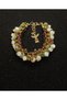 Handmade Ornate Adjustable Bracelet with Pearlescent and Strawberry Quartz Stones and Angel Charm, Special Design - 5