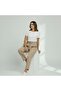 Women's Modal Fabric High Waist Relaxed Fit Waist Tie Pants - 2