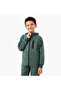 Solid Zip Through Hoodie and Joggers Set - 2
