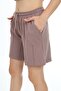 Girl's Ribbed Basic Shorts with Elastic Waist and Pockets - 2