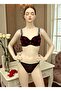 Kiss Padded Underwire Lip Patterned Bra Set-Kiss Bra Set - 3
