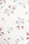 Padded Non-Wired Demi Cup Floral Print T-shirt Bra in White - 6