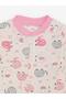 Patterned Cotton Jumpsuit with Baby Hat and Without Booties - 7