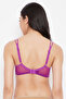 Padded Non-Wired Full Cup Printed T-shirt Bra in Light Yellow - 5