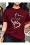 Heart Printed Women T-Shirt T-Shirt
