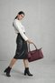 Urbel Cover Detailed Wallet Crossbody Hand, Arm and Shoulder Bag Burgundy - 8
