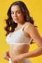 Padded Non-Wired Full Coverage Multiway T-Shirt Bra in White - Cotton - 3