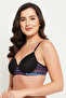 Padded Non-Wired Full Cup T-shirt Bra in Black - 3