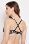 Padded Non-Wired Full Cup Printed Multiway T-shirt Bra in Grey - 6