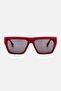 Jeans Men CKJ23653S Square Sunglasses, Red