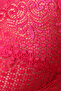 Non-Padded Non-Wired Full Coverage Bra in Hot Pink - Lace - 4