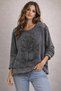KADIN TAŞLI SWEATSHIRT
