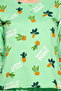 Cactus Print Top & Chic Basic Pyjama Set in Mint Green - 100% Cotton - 5