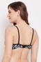 Padded Non-Wired Full Cup Printed Multiway T-shirt Bra in Grey - 5