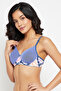 Padded Non-Wired Full Cup T-shirt Bra in Light Blue - 3