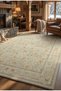 Modern Pastel Tones Soft Beige Vintage Carpet with Tulip Motif Classic Living Room Carpet 2282 - 2