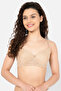 Padded Non-Wired Full Cup Multiway Bra in Cream Colour - Lace