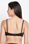 Padded Non-Wired Full Cup Zebra Print T-shirt Bra in Black - 4