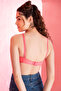 Padded Non-Wired Full Cup Multiway T-shirt Bra in Coral Pink - 4