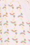 Rainbow Print Button Down Shirt & Shorts Set in White - 100% Cotton - 6