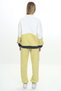 Girl's 2-Piece Set Printed Stand Collar Zippered Sweatshirt & Pocketed Jogger with Elastic Waistband - 8