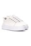 Men's Casual Trine White Sneakers - 2