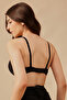 Padded Non-Wired Full Coverage Multiway T-Shirt Bra In Black - 5