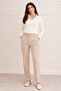 Women's Soft Textured V-Neck Quality Flexible Sweater