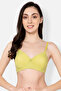 Padded Non-Wired Full Cup T-shirt Bra in Olive Green - 2
