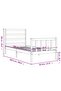 Bed frame with headboard, white, 90x200 cm, solid wood - 8