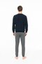 U.S. Polo Assn. Men's Long Sleeve Crew Neck Cuffed Comfortable Home Wear S26995 - 4