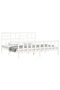6FT Super King Bed Frame with Headboard, White, Solid Wood - 3