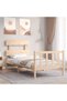 Bed frame with headboard 3FT, single, solid wood