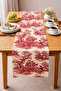 Toile De Jouy |   100% Cotton Decorative Table Runner 40X110 cm - Zt310 - 4